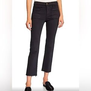 FRAME DENIM LE BARDOT Ladies Women’s Size 24 Black Jeans with Rag Hem